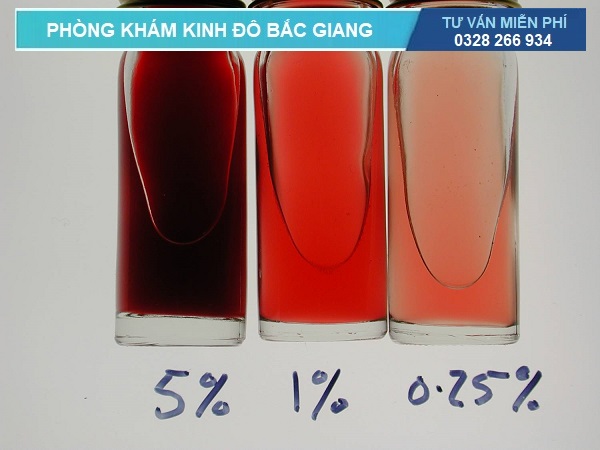 Các mức độ khác nhau của tiểu ra máu